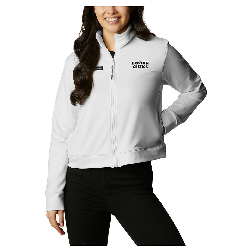Women's Columbia Boston Celtics River Fleece Full-Zip Jacket