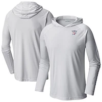 Men's Columbia  White Oklahoma City Thunder PFG Super Terminal Tackle Hoodie