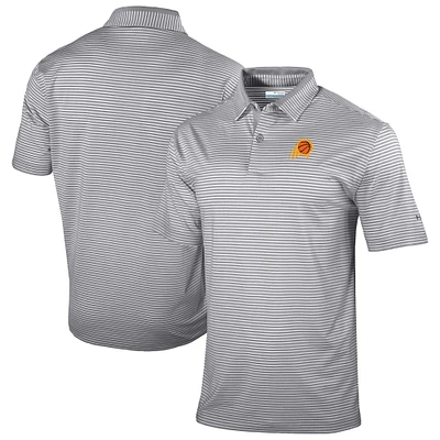 Men's Columbia  Gray Phoenix Suns Omni-Wick Golden Hills Polo