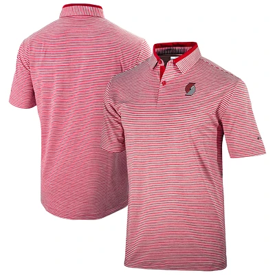 Men's Columbia Portland Trail Blazers Omni-Wick Golden Hills Polo