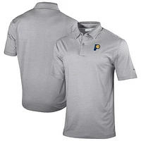 Men's Columbia  Gray Indiana Pacers Omni-Wick Golden Hills Polo