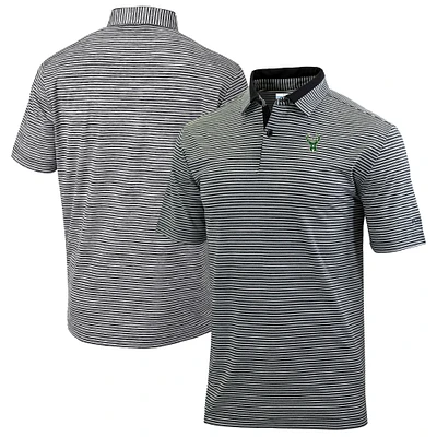 Men's Columbia  Black Milwaukee Bucks Omni-Wick Golden Hills Polo