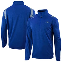 Men's Columbia Blue Orlando Magic Oakland Downs Omni-Wick Quarter-Zip Top