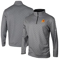 Men's Columbia Gray Phoenix Suns Wickham Hills Omni-Wick Quarter-Zip Jacket