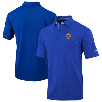 Men's Columbia Blue New York Knicks Omni-Wick Even Lie Polo