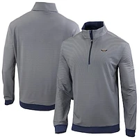 Men's Columbia Navy New Orleans Pelicans Omni-Wick Even Lie Quarter-Zip Top