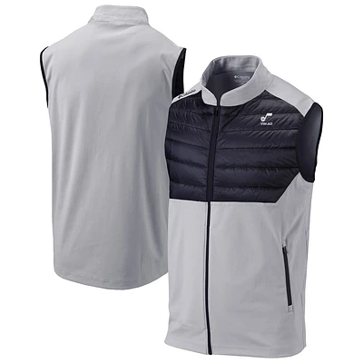 Men's Columbia Utah Jazz Omni-Wick The Element Full-Zip Vest