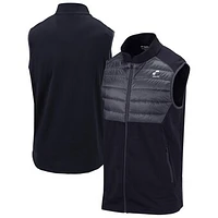 Men's Columbia Black Utah Jazz Omni-Wick The Element Full-Zip Vest