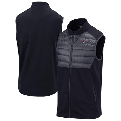 Men's Columbia Black Miami Heat Omni-Wick The Element Full-Zip Vest