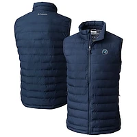 Men's Columbia  Navy Minnesota Timberwolves Powder Lite Omni-Heat Reflective Full-Zip Vest