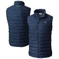 Men's Columbia  Navy Minnesota Timberwolves Powder Lite Omni-Heat Reflective Full-Zip Vest
