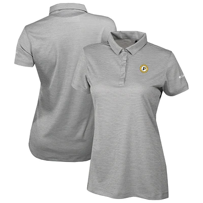 Women's Columbia  Gray Indiana Pacers Omni-Wick Set II Polo