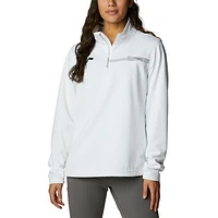 Women's Columbia  White Utah Jazz Skiff Guide Fleece