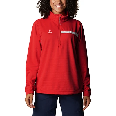 Women's Columbia  Red Houston Rockets Skiff Guide Fleece