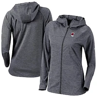 Women's Columbia  Black Miami Heat Omni-Wick Half Shot Full-Zip Hoodie