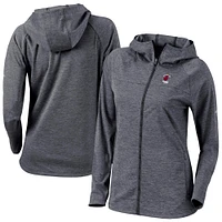 Women's Columbia  Black Miami Heat Omni-Wick Half Shot Full-Zip Hoodie