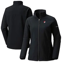 Women's Columbia  Black Portland Trail Blazers Kruser Ridge III Full-Zip Jacket