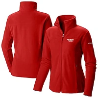 Women's Columbia  Red New Orleans Pelicans Give & Go II Fleece Full-Zip Jacket
