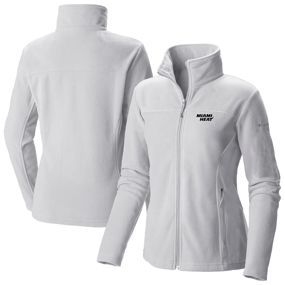 Women's Columbia Miami Heat Give & Go II Fleece Full-Zip Jacket