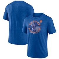 Men's  Royal Denver Broncos Sporting Chance Tri-Blend T-Shirt