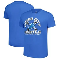 Men's Fanatics Blue Detroit Lions Motor City Hustle T-Shirt