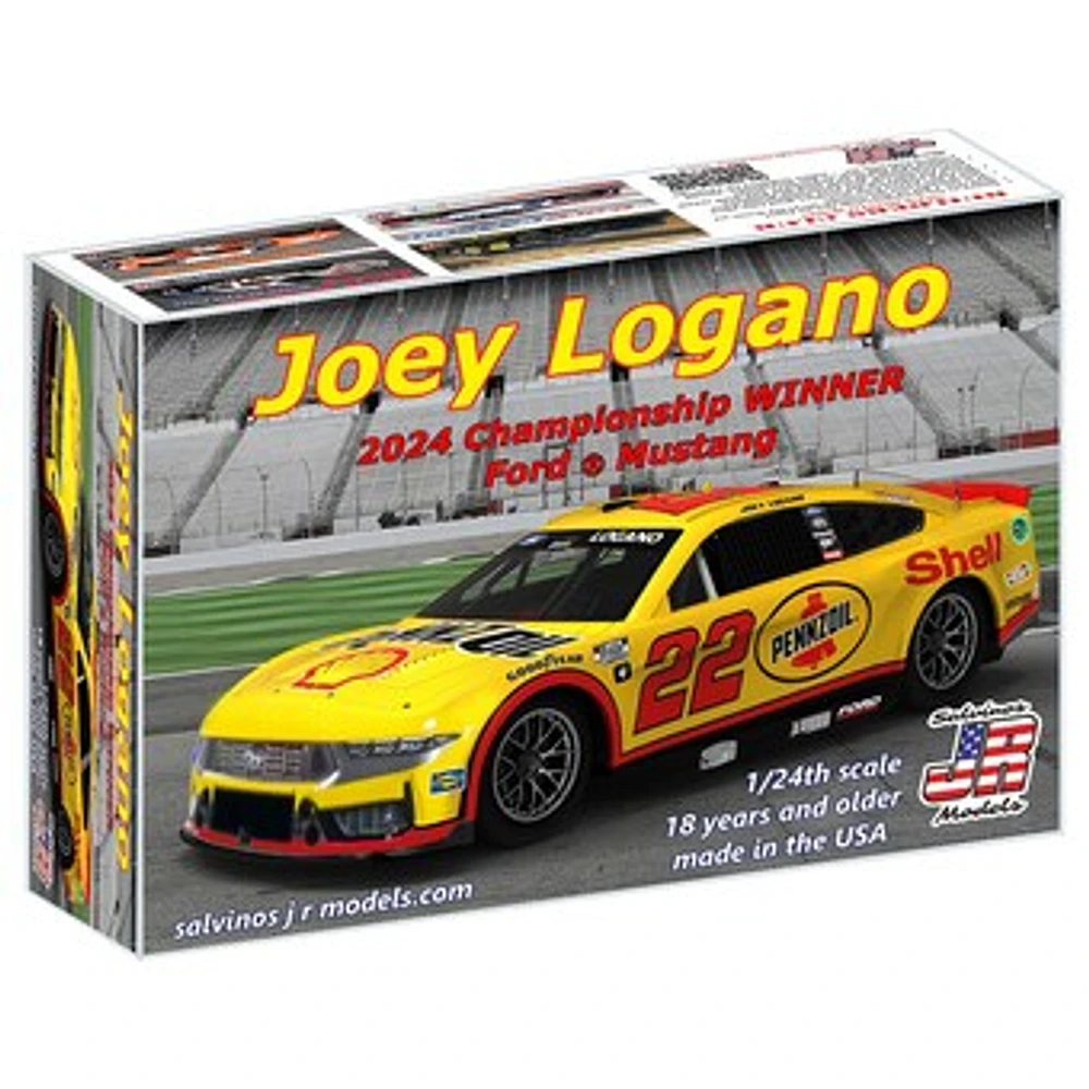 Salvinos JR Models Joey Logano 2024 NASCAR Cup Series Champion 1:24 Model Car Kit