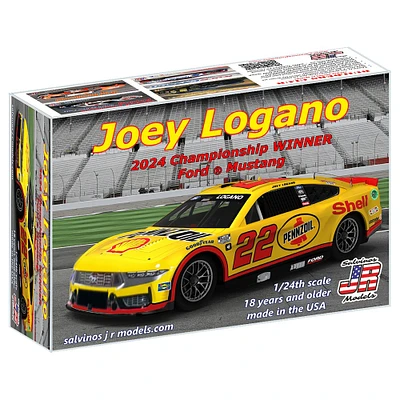 Salvinos JR Models Joey Logano 2024 NASCAR Cup Series Champion 1:24 Model Car Kit