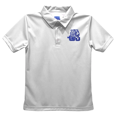 Toddler Vive La Fete  White Tennessee State Tigers Solid Polo