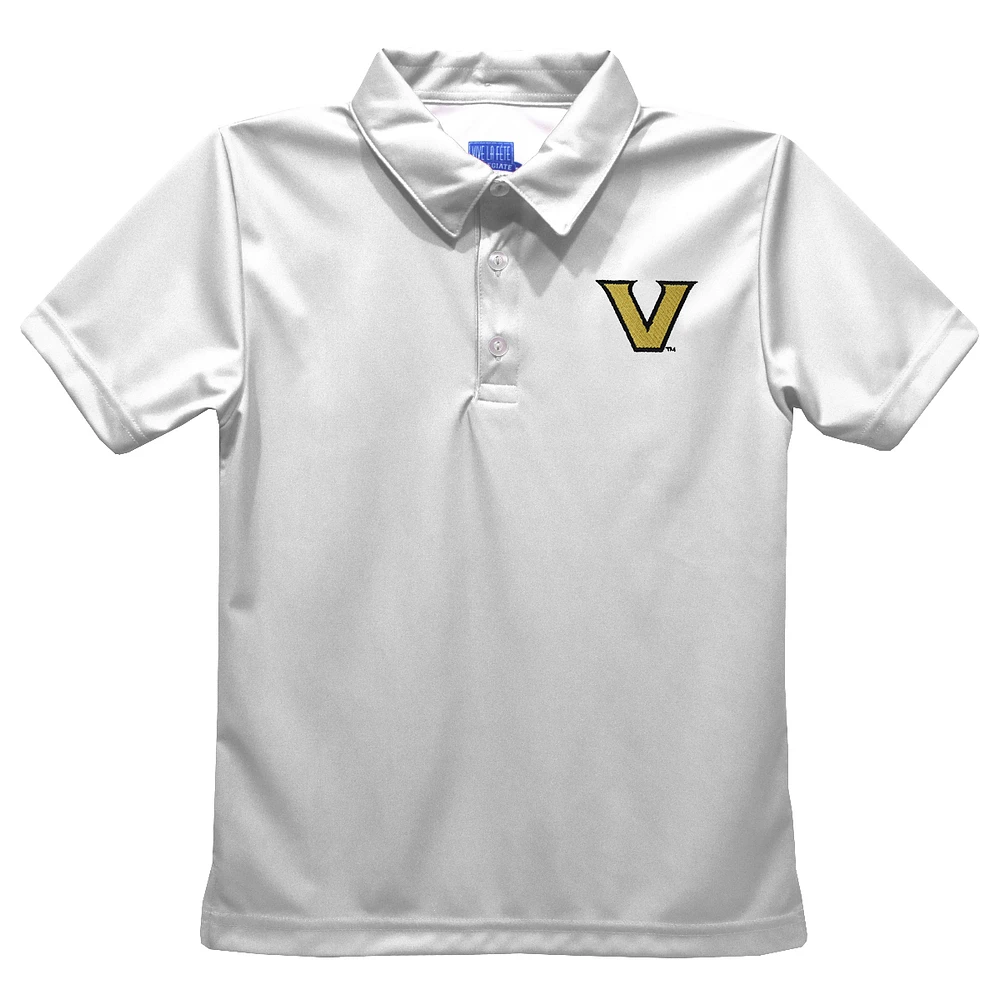 Toddler Vive La Fete White Vanderbilt Commodores Solid Polo