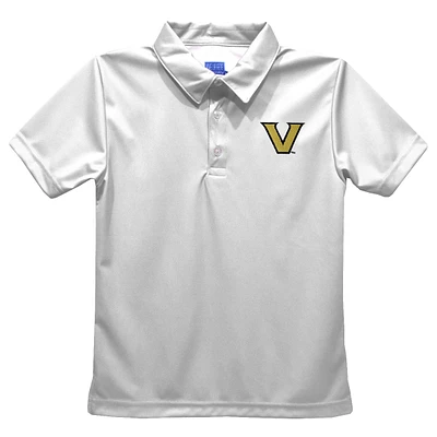 Toddler Vive La Fete  White Vanderbilt Commodores Solid Polo