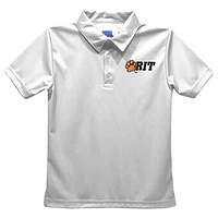 Toddler Vive La Fete  White Rochester Institute of Technology Tigers Solid Polo