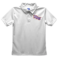 Youth Vive La Fete  White Northwestern State Demons Solid Polo
