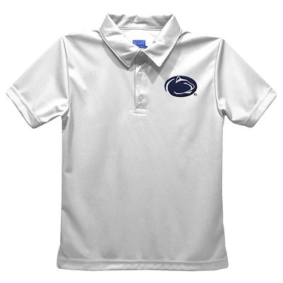 Youth Vive La Fete  White Penn State Nittany Lions Solid Polo