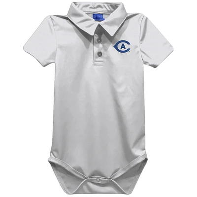 Infant Vive La Fete White UC Davis Aggies Polo Bodysuit