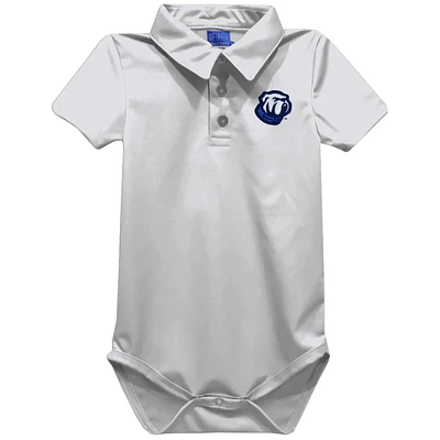 Infant Vive La Fete White Citadel Bulldogs Polo Bodysuit