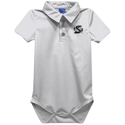 Infant Vive La Fete White Sacramento State Hornets Polo Bodysuit