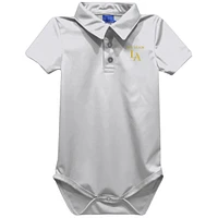 Infant Vive La Fete White Cal State L.A. Golden Eagles Polo Bodysuit