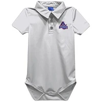 Infant Vive La Fete White American University Eagles Polo Bodysuit