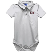 Infant Vive La Fete White Utah Tech Trailblazers Polo Bodysuit