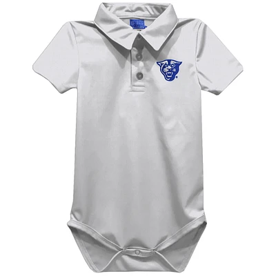 Infant Vive La Fete White Georgia State Panthers Polo Bodysuit