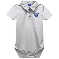 Infant Vive La Fete White Georgia State Panthers Polo Bodysuit