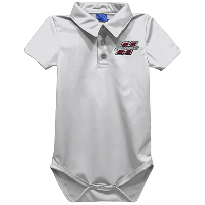 Infant Vive La Fete White Henderson State Reddies Polo Bodysuit