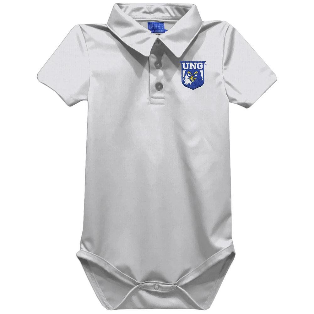 Infant Vive La Fete White North Georgia Nighthawks Polo Bodysuit
