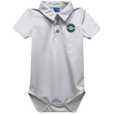 Infant Vive La Fete White Babson Beavers Polo Bodysuit