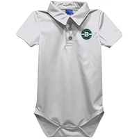 Infant Vive La Fete White Babson Beavers Polo Bodysuit