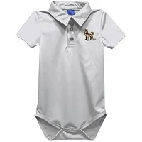 Infant Vive La Fete White Bloomsburg Huskies Polo Bodysuit