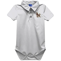 Infant Vive La Fete White Bloomsburg Huskies Polo Bodysuit