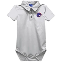 Infant Vive La Fete White Boise State Broncos Polo Bodysuit
