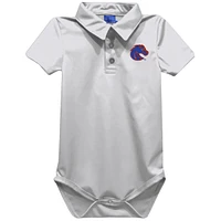Infant Vive La Fete White Boise State Broncos Polo Bodysuit
