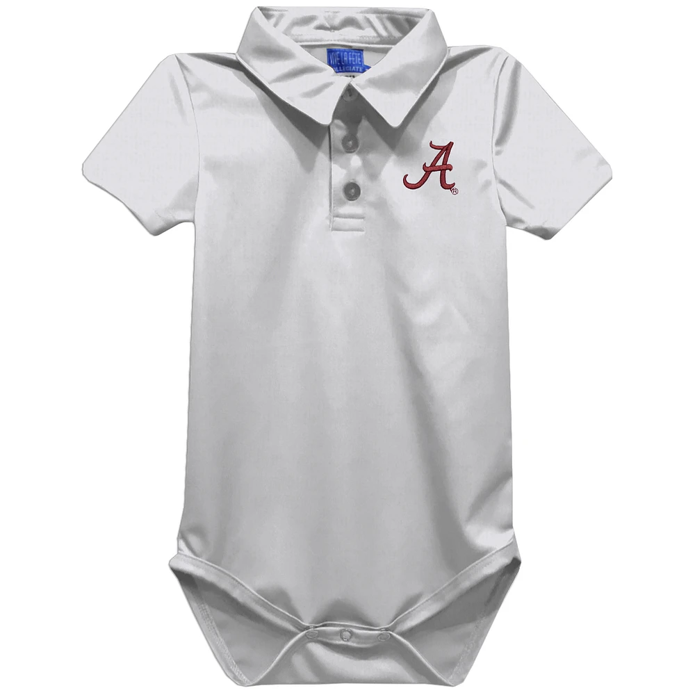 Infant Vive La Fete Crimson Alabama Crimson Tide Polo Bodysuit